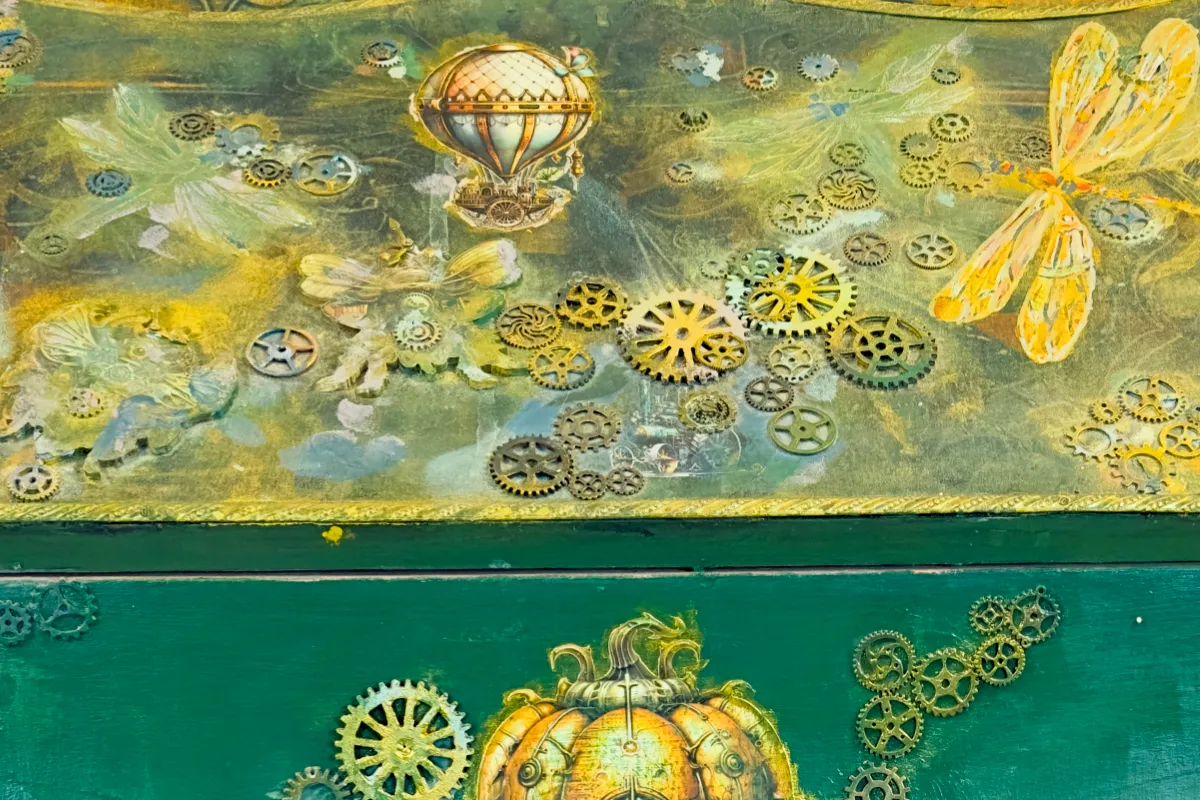 Detalle Escritorio Steam Punk